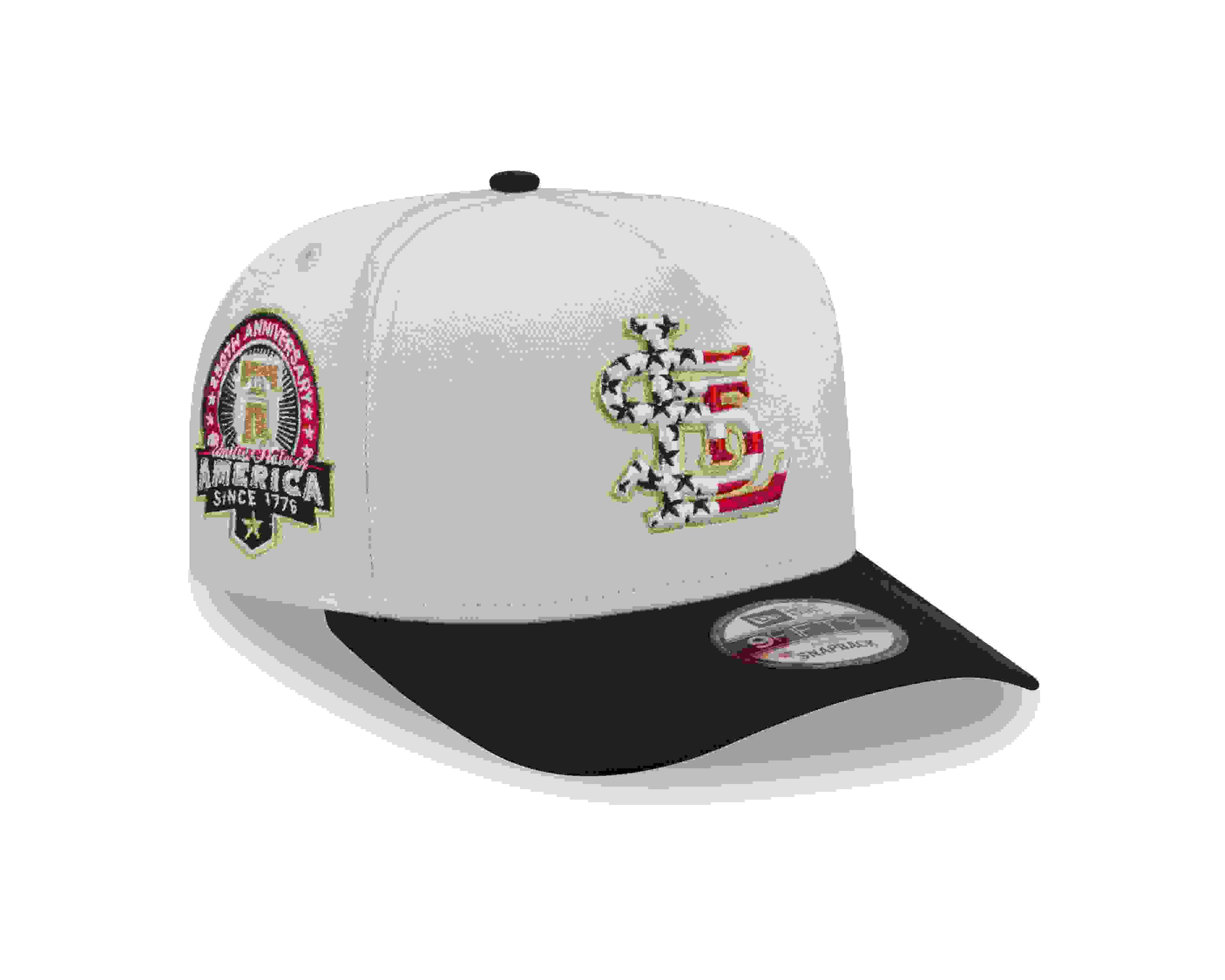 New Era St. Louis Cardinals 9FIFTY A-Frame 4th of July Cream Snapback Hat